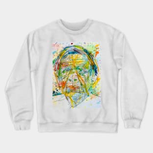 WYSTAN AUDEN  watercolor portrait .2 Crewneck Sweatshirt